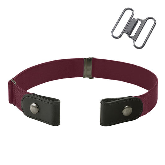 Leather Slim Stretch Invisible Belt