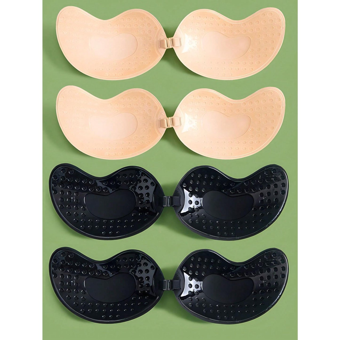 Mango Chest Paste Solid Color Mesh Round Breast Pad