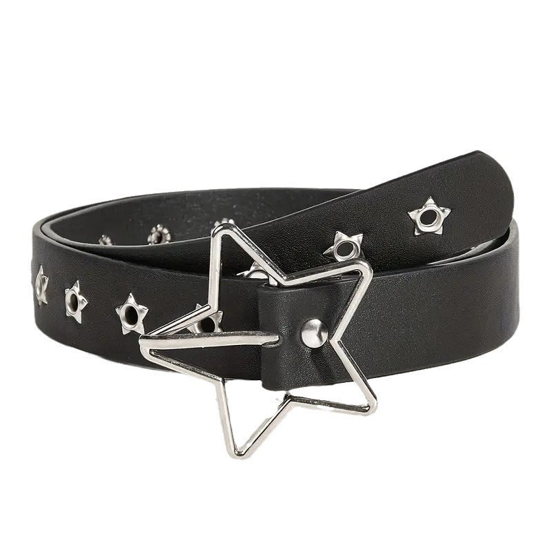 Female Punk Rivet XINGX Porous Personality Belt