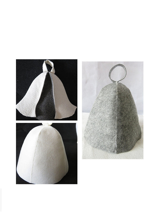 Simple And Fashionable Thick Felt Shower Hat