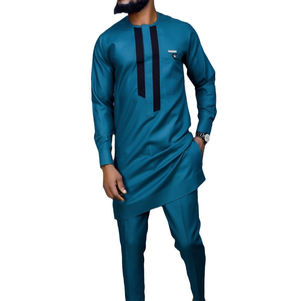 African Ethnic Style Men's Casual 2-piece Set