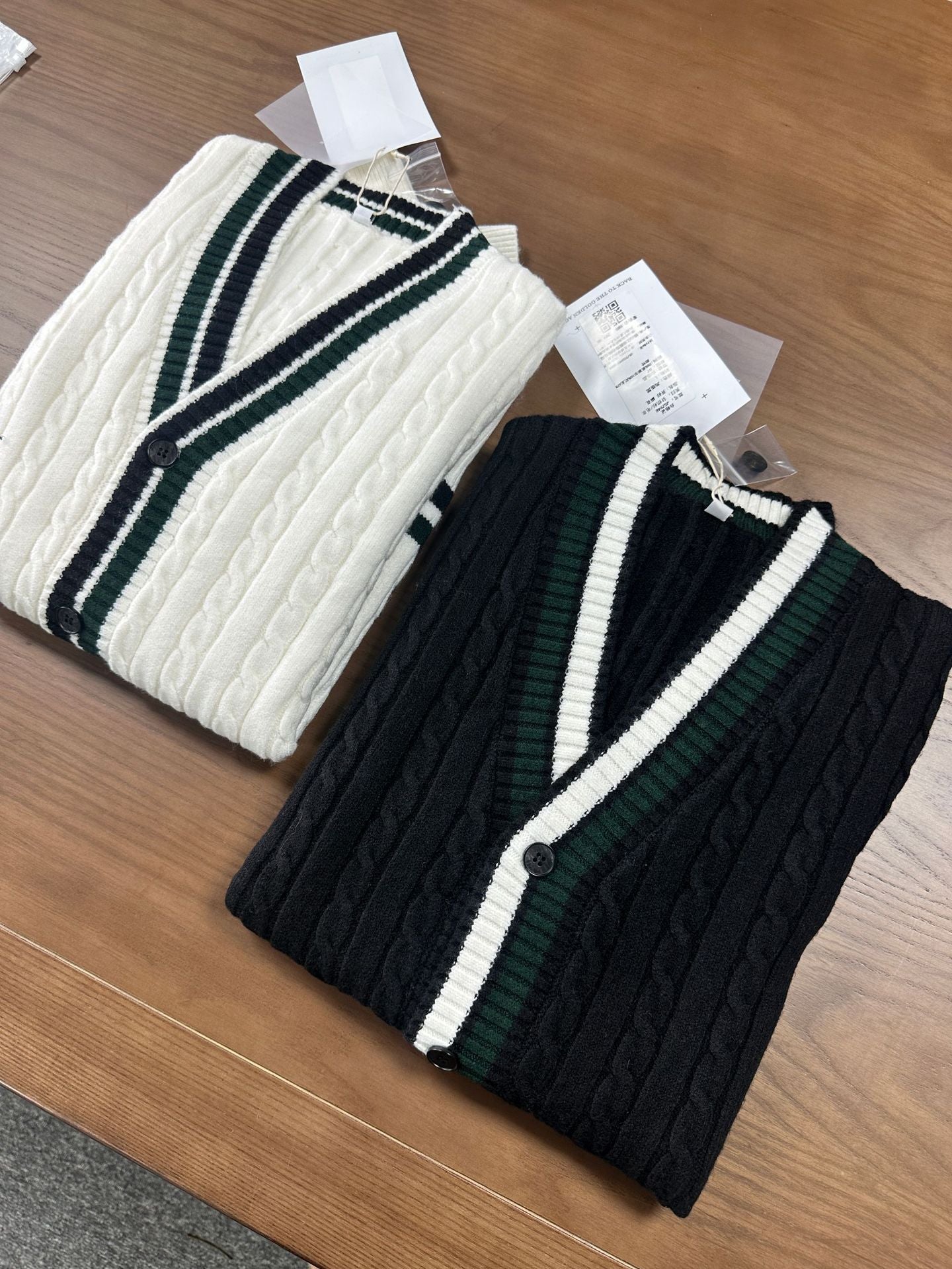 Twist Texture High Sense Men's Sweater Coat