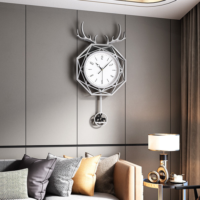 Modern Minimalist Clock Wall Hanging Net Celebrity Household Light Luxury Wall Watch