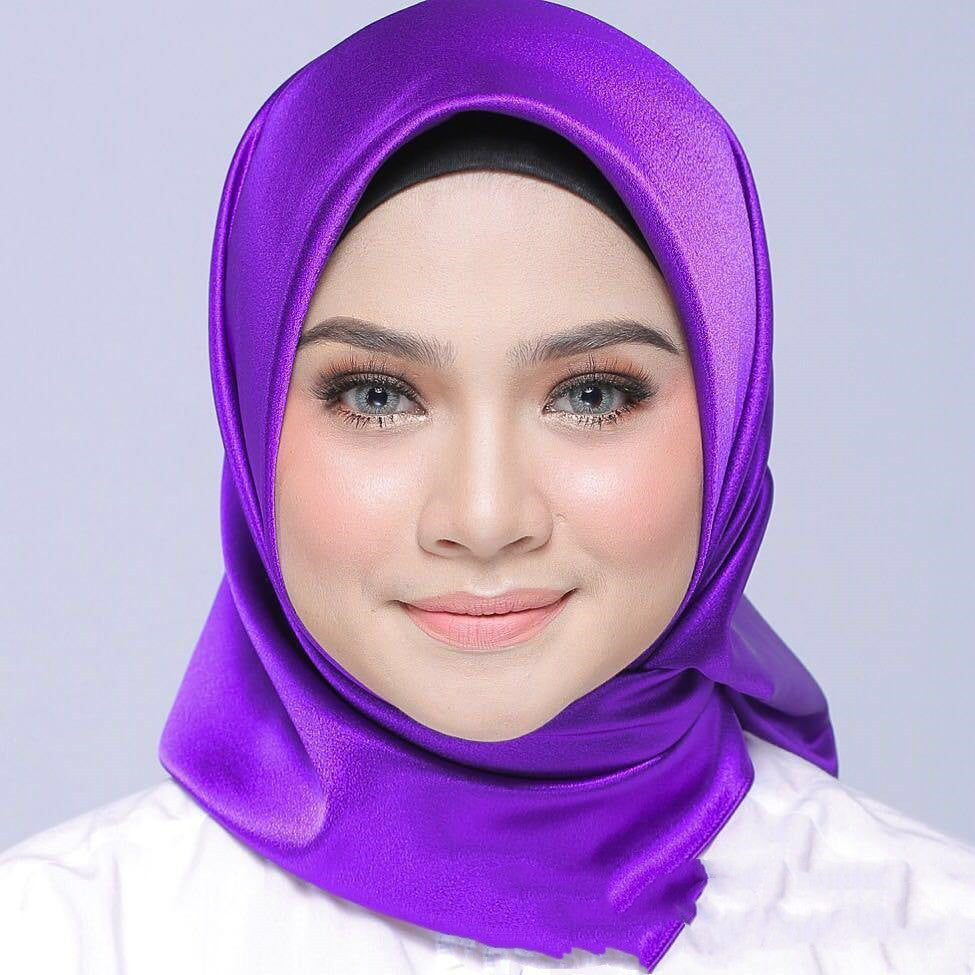 90cm Satin Monochrome Big Square Scarf