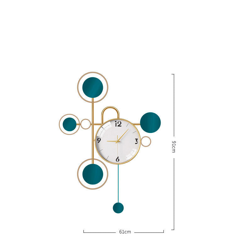 Wall Clock Decoration Household Light Luxury Wall Hanging Modern Living Room Clock