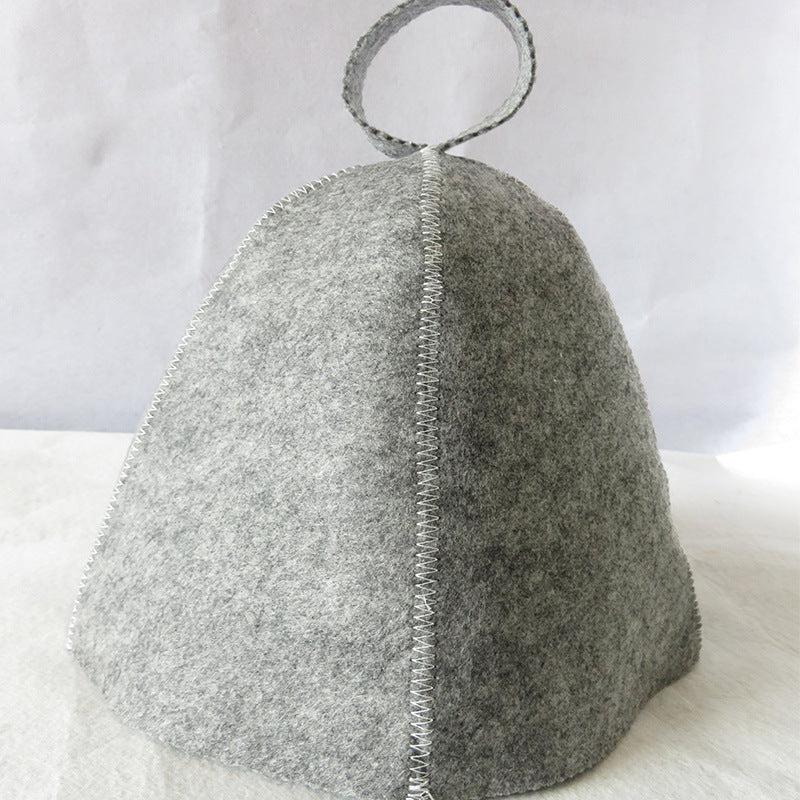 Simple And Fashionable Thick Felt Shower Hat