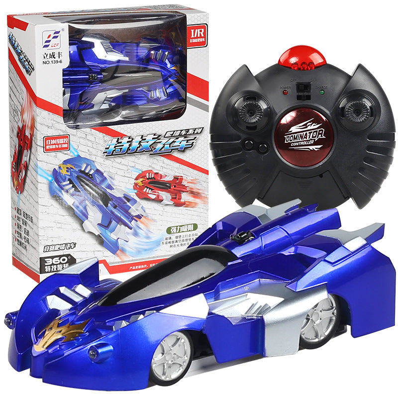 Rolling stunt car wall climbing car