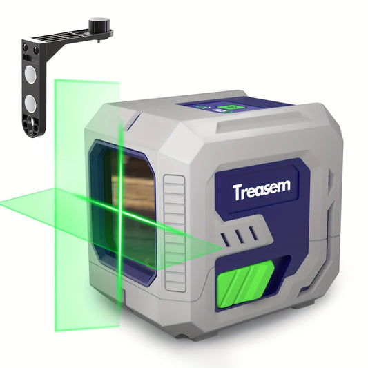 Self Leveling Laser Level, Durable High Accurate Level Tool With Light Adjustment, Cross Line Green Lazer Level For Picture Hanging, Home Renovation, Construction, Tiling, Suitable For 360 Degree Rota