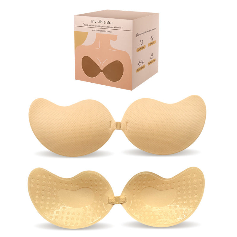 Mango Chest Paste Solid Color Mesh Round Breast Pad