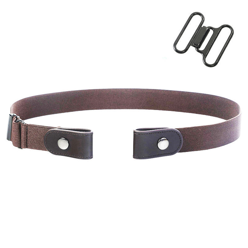 Leather Slim Stretch Invisible Belt