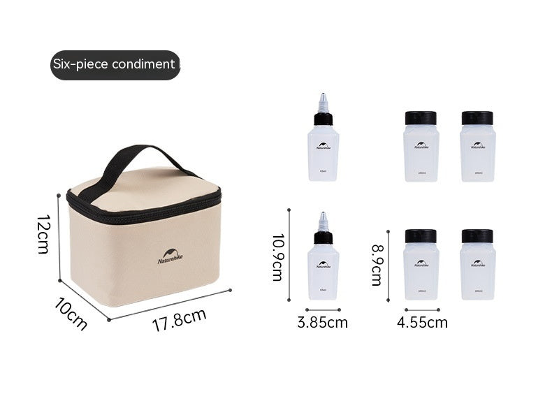 Outdoor Food Taste Portable Seasoning Bottle Suit Picnic Supplies Seasoning Jar