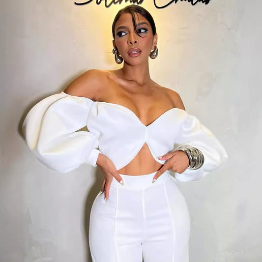 Fashion Casual Slim Fit Temperament Twinset Women