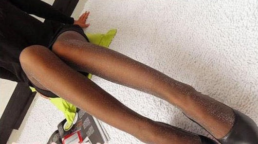 Color Silver Silk Pantyhose Sexy Core Silk Anti-hook Female Bottoming Socks