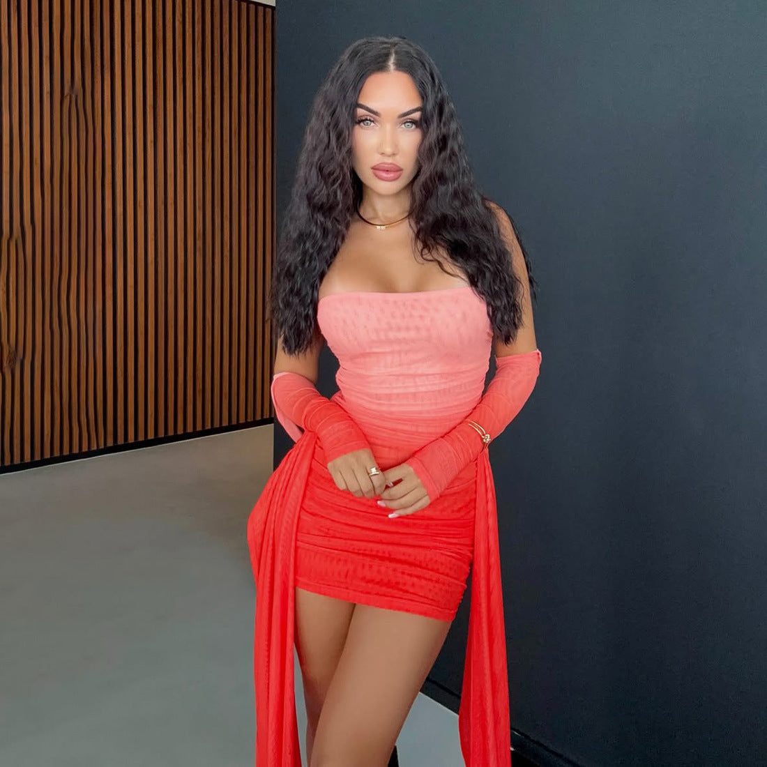 Fashionable New Women's Clothing Halter Skirt Outfit