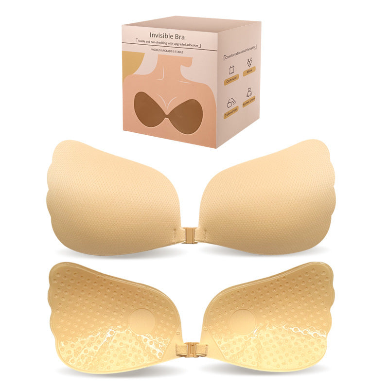 Mango Chest Paste Solid Color Mesh Round Breast Pad