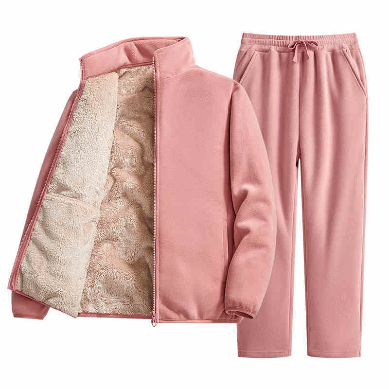 Soft And Comfortable Sports Suit Women's Sweater Fleece Casual Pants