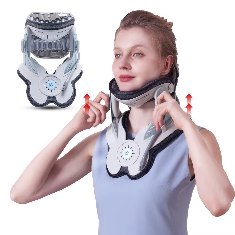 Chiropractic Posture Corrector Neck Cervical Traction Shoulder Relaxer For Tension Release