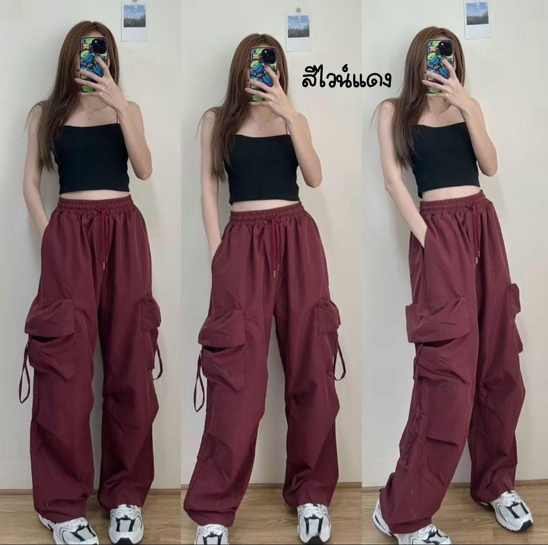 Women's Summer High Waist Retro Quick-drying Casual Pants