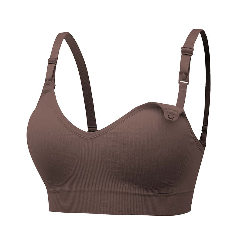 European And American New Push Up Buckle Wireless Nursing Underwear