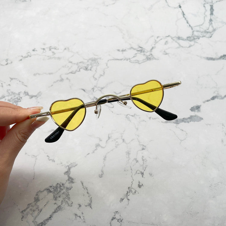 Love Retro Funny Small Frame Eyes Glasses