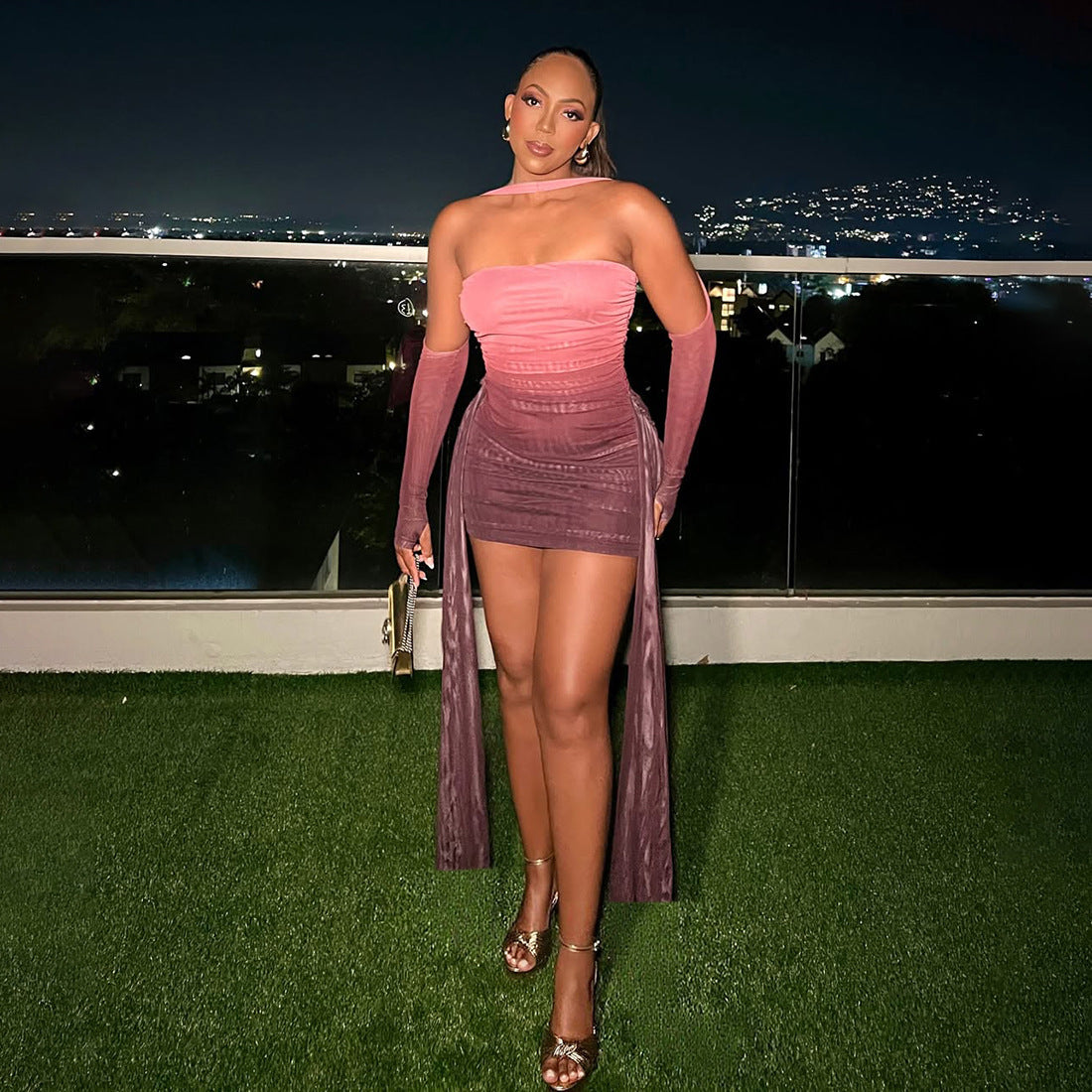 Fashionable New Women's Clothing Halter Skirt Outfit