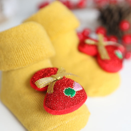 Autumn And Winter Terry Thickened Glued Non-slip Baby Floor Socks