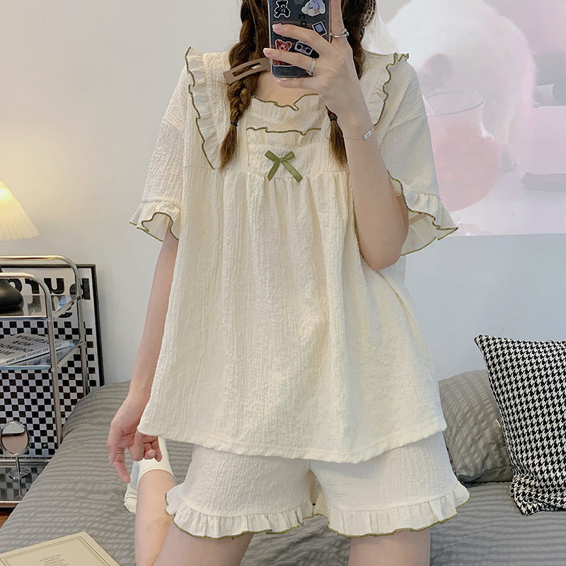 Pajamas Women's Short Sleeve Ins Style Korean Pajamas