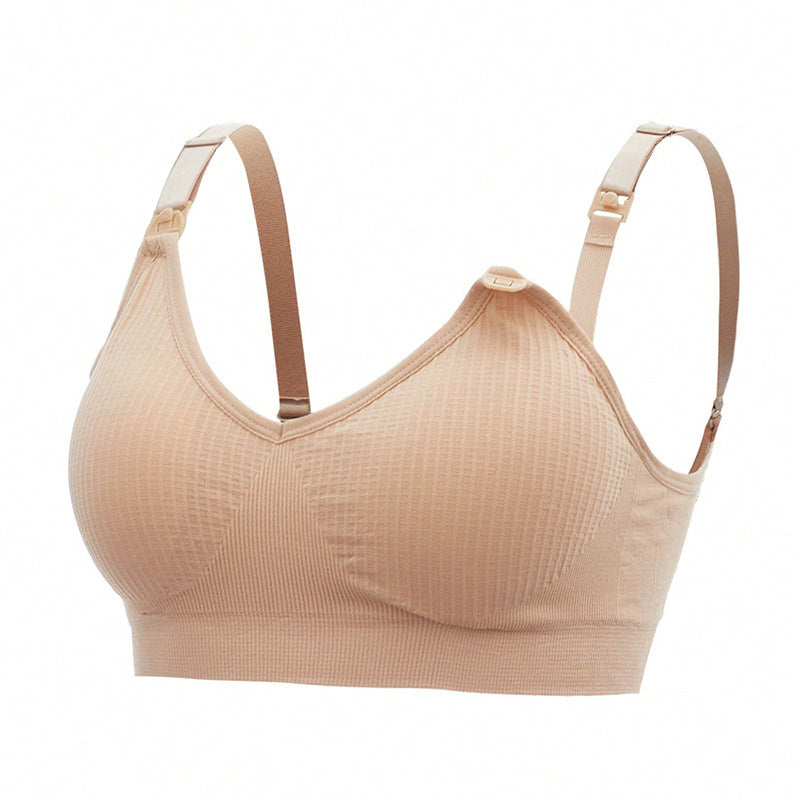 European And American New Push Up Buckle Wireless Nursing Underwear