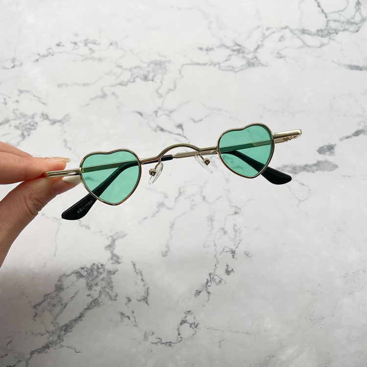 Love Retro Funny Small Frame Eyes Glasses