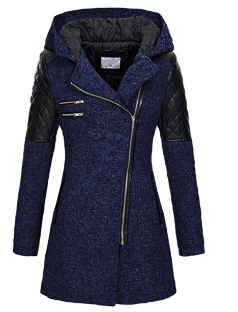 WOMEN'S WARM HOODED COAT