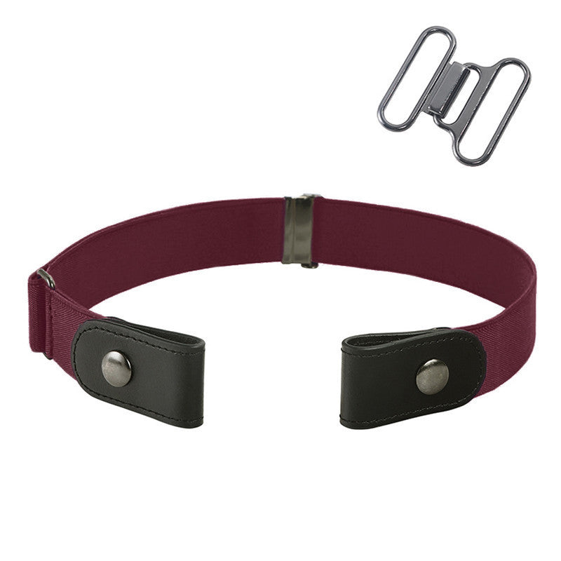 Leather Slim Stretch Invisible Belt