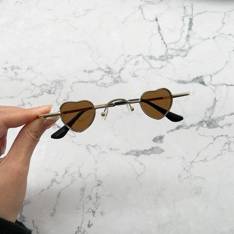 Love Retro Funny Small Frame Eyes Glasses