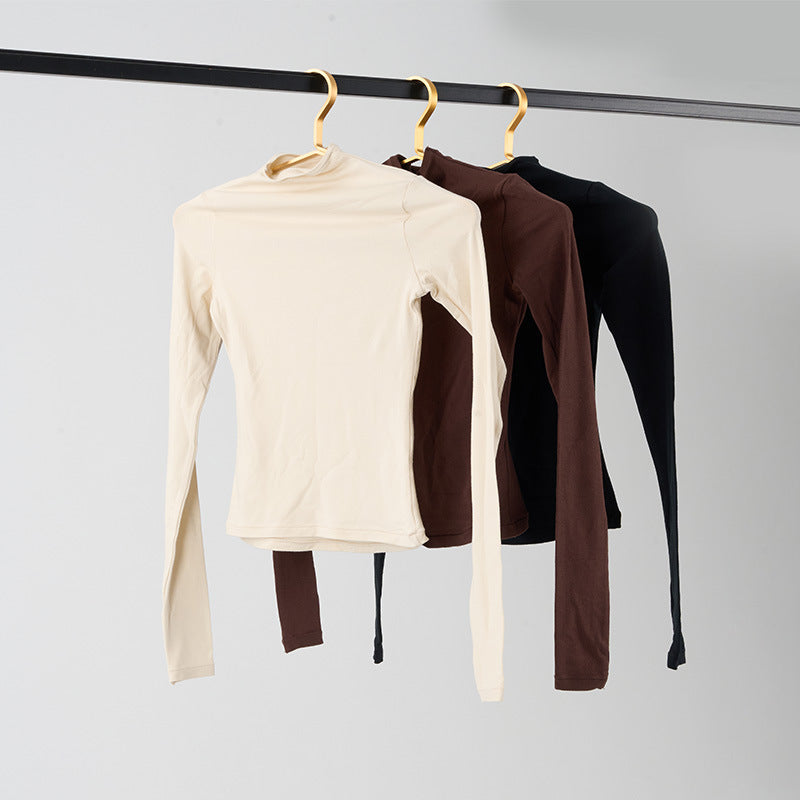 Round Neck Fitness Yoga Wear Slim Looking Base Sports