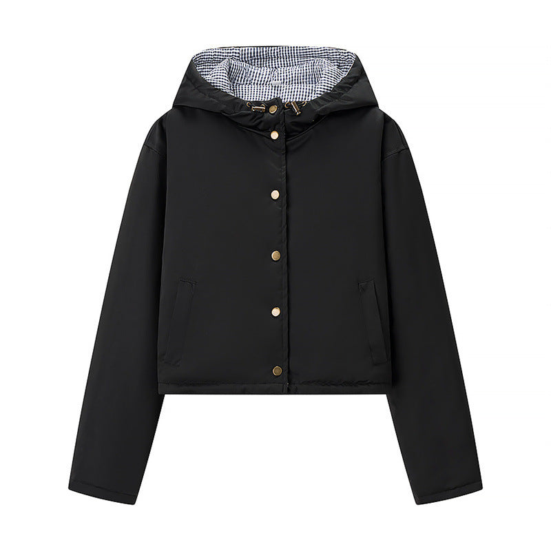 Double-sided Hooded Coat For Women