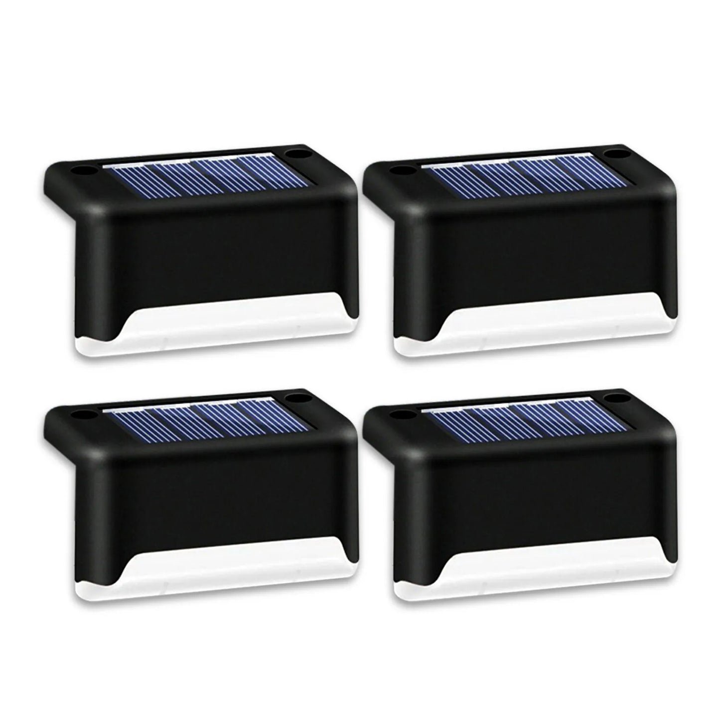 Solar LED Bright Deck Lights Outdoor Garden Patio Railing Decks Path Lighting Outdoor Garden Light Deck Lamp Solar Stairs Light