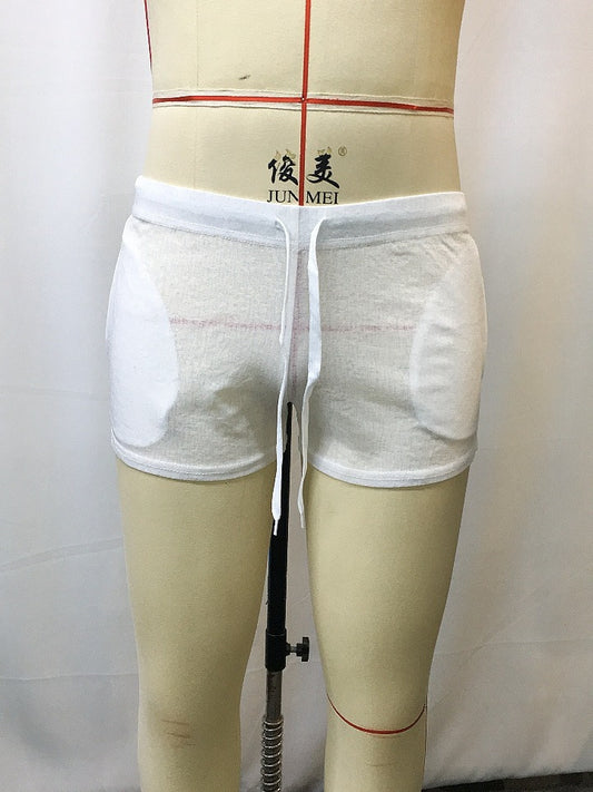 Plus Size Men's Sexy Lacing Home Casual And Comfortable Fitness Shorts