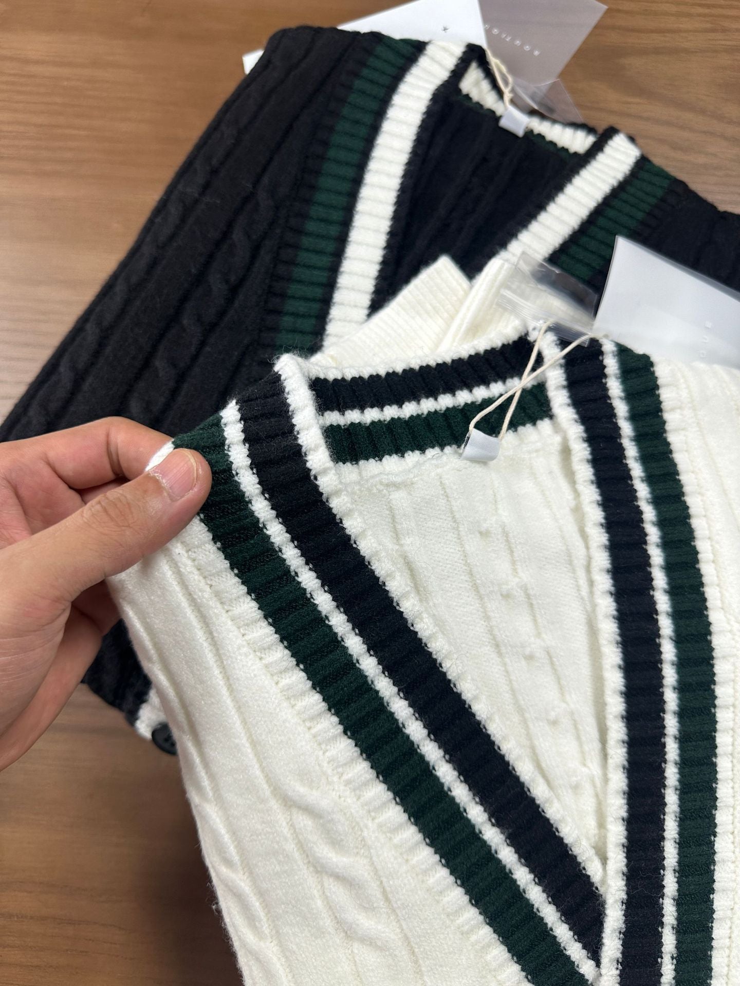 Twist Texture High Sense Men's Sweater Coat