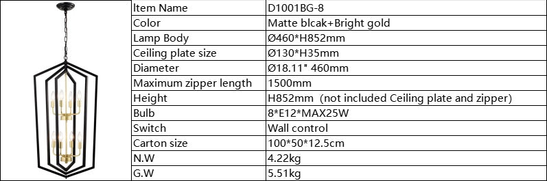 8-Light Lantern Tired Farmhouse Ceiling Hanging Light Black Chandelier Metal Modern Pendant Light Fixtures For Kitchen Island Dining Room Living Room Foyer Entryway E12 Bulbs Not Included