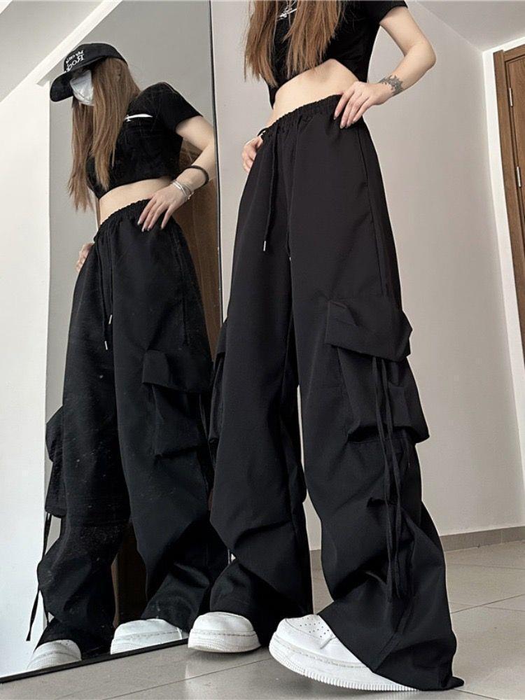 Women's Summer High Waist Retro Quick-drying Casual Pants