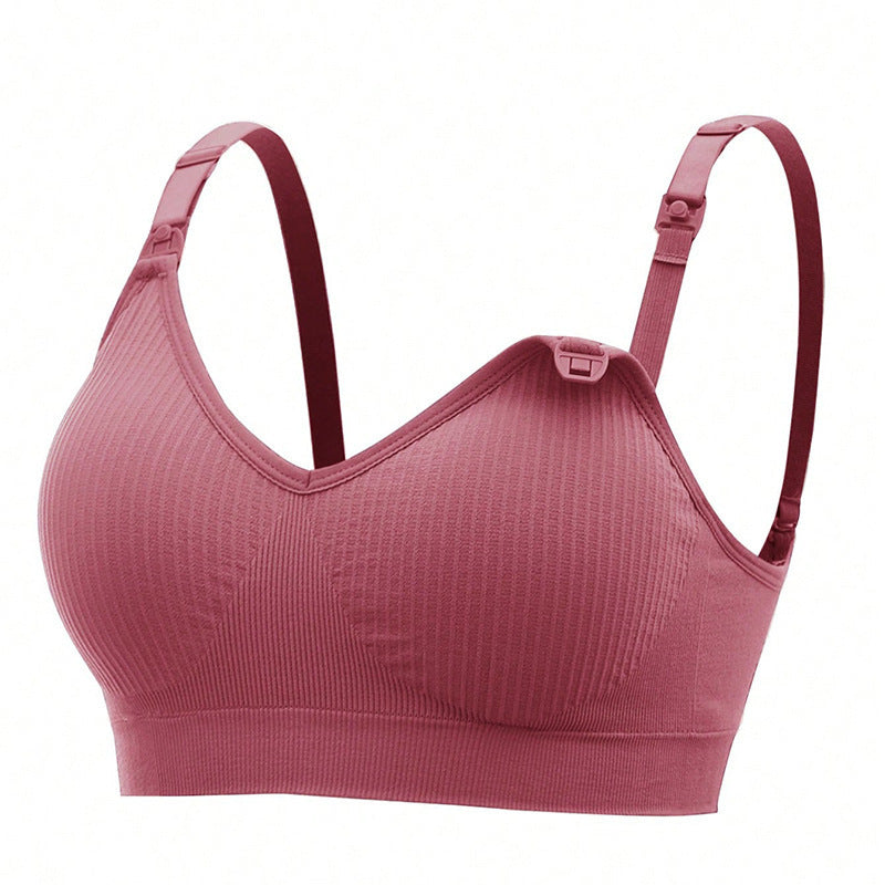 European And American New Push Up Buckle Wireless Nursing Underwear