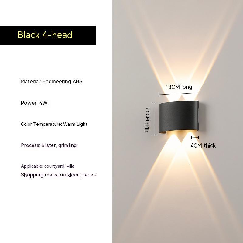 Outdoor Waterproof Led Wall Lamp Balcony Light Hotel