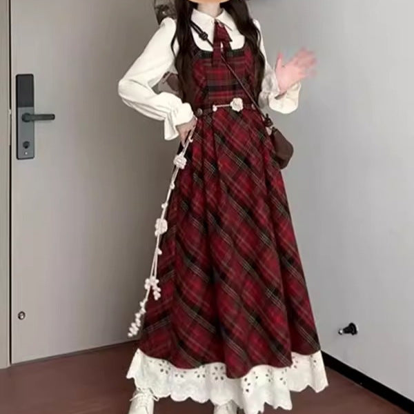 High-grade Wear Match Set Long Dress