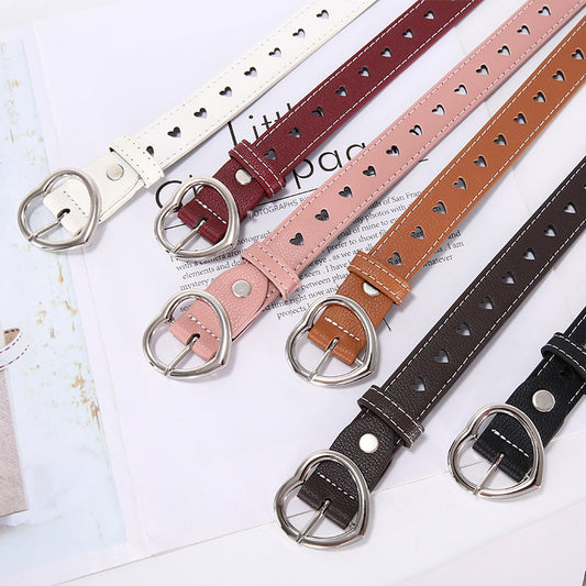 Simple And Versatile Girls Leather Belt
