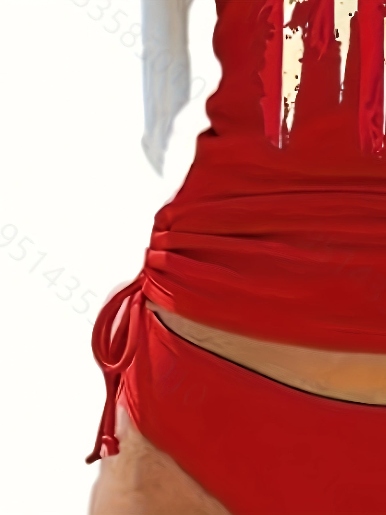 Women's Two-piece Casual Swimsuit P125 Red