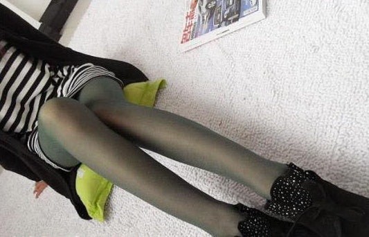 Color Silver Silk Pantyhose Sexy Core Silk Anti-hook Female Bottoming Socks
