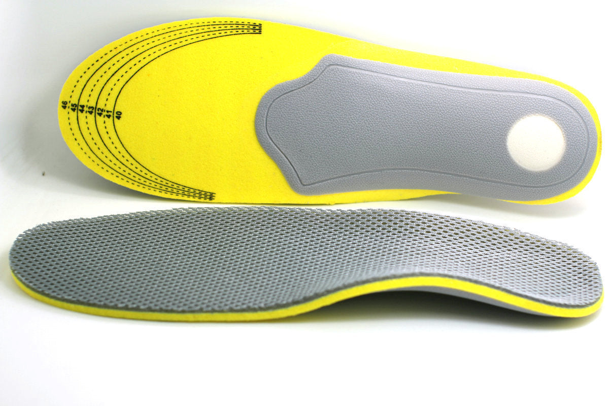 Arch orthodontic shock absorber insole