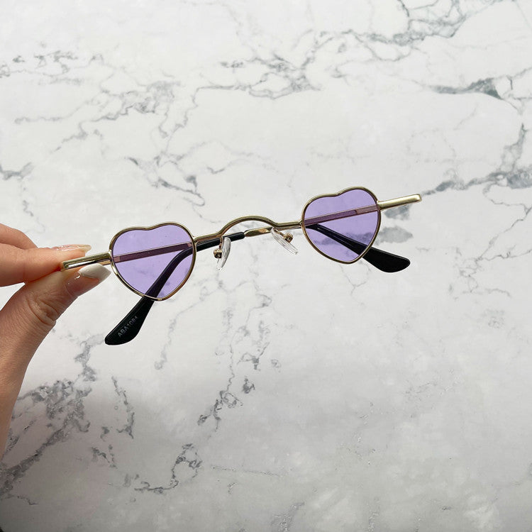 Love Retro Funny Small Frame Eyes Glasses