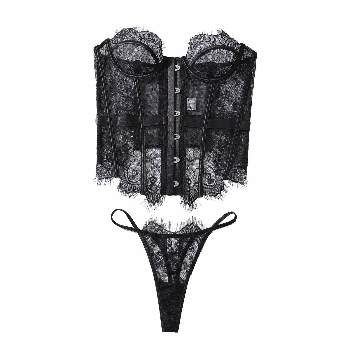 Fishbone Slimming Body Shaping Sexy Lingerie Set