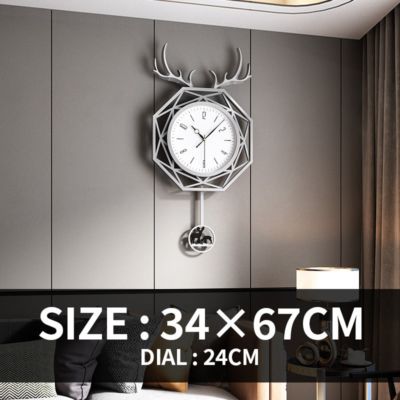 Modern Minimalist Clock Wall Hanging Net Celebrity Household Light Luxury Wall Watch