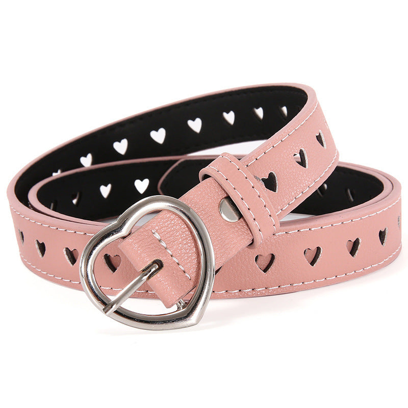 Simple And Versatile Girls Leather Belt